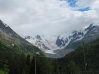 Piz Bernina mit Morteratschgletscher