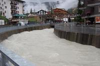 Regen und Sturm in Zermatt