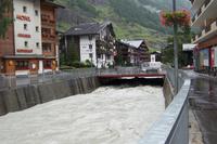Regen und Sturm in Zermatt