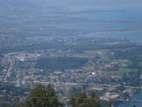 Blick vom Pfänder auf den Bodensee und Bregenz