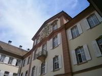 Wappen des Deutschen Ordens am Giebel des Schlosses