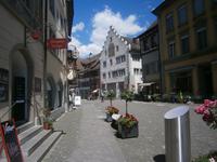 Szene aus der Hauptstraße von Stein