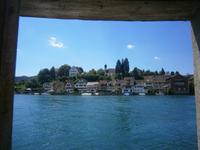 Blick vom Kloster auf die andere Seite von Stein