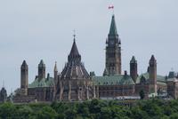 Blick von Gatineau zum Parlamenthügel