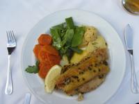 Degenfisch mit Bananen und Maracujasauce - köstlich!