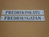Helsinki: Friedrichstrasse, finnisch und schwedisch