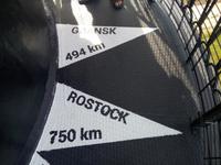 750 km bis Rostock