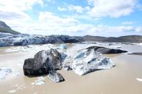 Gletscher Svinafellsjokull 