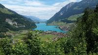 Der Lungerer See auf der Fahrt nach Luzern