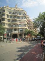 Barcelona. Passeig Gracia. Casa MIla (Gaudi)