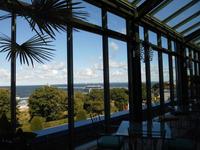  Blick aus dem Wintergarten unseres Hotels