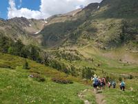 Abstieg in das Tal des Comapedrosa