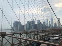 Spaziergang über die Brooklyn Bridge