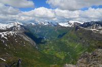 153 Dalsnibba, Blick zum Geirangerfjord 2017