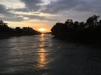 Abendstimmung auf dem Fluss