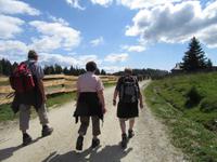 Auf dem Weg zur Pianer Kreuz Kapelle