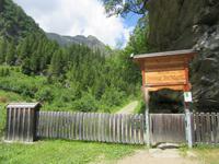 Eingang zur Burkhardklamm