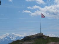 Fahrt von der  Moosfluh - Blick in die Walliser Alpen