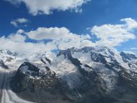 Zermatt - Fahrt auf den Gornergrat - Monte Rosa Gruppe