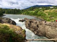 die Schlucht des Bulckley Rivers