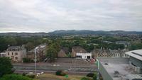 Blick aus unserem Hotel in Edinburgh