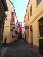 Lettland - Riga - Gasse in der Altstadt