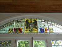 Portugal, Azoren, Faial, Horta, Haus mit der Uhr in der deutschen Siedlung