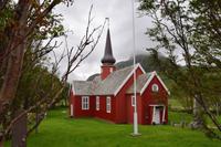128 Lofoten, Kirche von Flakstad