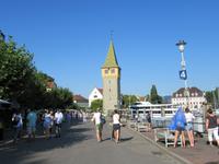Lindau - Uferpromenade und der Mangturm