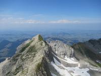 Säntis - Weit- und Einblicke - Schneereste trotz 27 °C