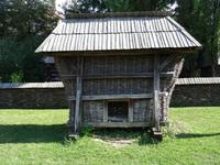 Dorfmuseum in Bukarest - Raum zur Lagerung von Maiskolben