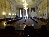 Bukarest - Parlament , im Inneren des Gebäudes, einer von 300 Sitzungssälen