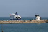 Abfahrt von Dover nach Calais