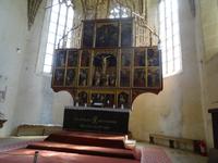 Die Kirche Biertan hat einen spätgotischen Altar