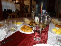 Der Tisch in Sibiel ist reich gedeckt