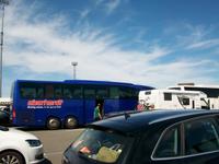 Unser Reisebus in Rostock