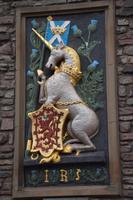 Schottisches Wappen am Torhaus de Holyrood Palace