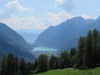 Fahrt mit dem Bernina-Express - Blick ins Puschlav