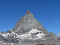 Zermatt - Ausflug auf das Kleine Matterhorn - Blick von Trockener Steg zum Matterhorn
