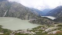 Grimsel - Oberhaslital (Blick auf den Grimsel- und Räterichsbodensee)