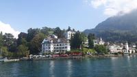 Dampfschifffahrt auf dem Vierwaldstätter See von Luzern nach Vitznau (Weggis)