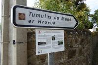 06 Locmariaquer, Tumulus von Mané er Hroeck  