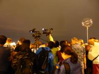 Die NEWA-Brücken öffnen sich um Mitternacht.