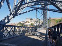 Porto, Blick von der Brücke auf die Stadt
