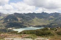 Blick von der Breitspitze zum Kops Stausee