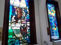  Glasfenster im Belfaster Rathaus