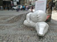 in Antwerpen vor der Kathedrale