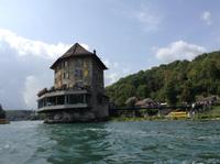 Schloss Wörth vom Boot aus