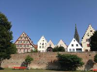 vor der Stadtmauer von Ulm