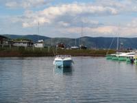 auf dem Krasnojarsker Stausee